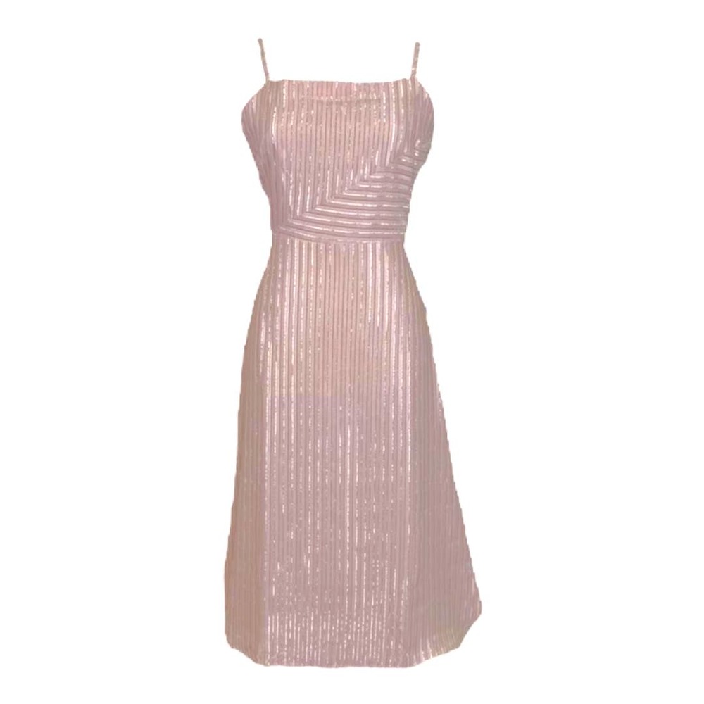 House of Harlow 1960 X REVOLVE Marlina Dress Mauve metallic striped Midi S